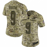 Women Nike Saints 9 Drew Brees Camo Salute To Service Limited Jersey Dyin,baseball caps,new era cap wholesale,wholesale hats